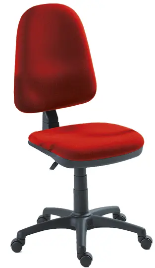 1080/MEK židle kancelářská, koženka SK 7 - koženka červená